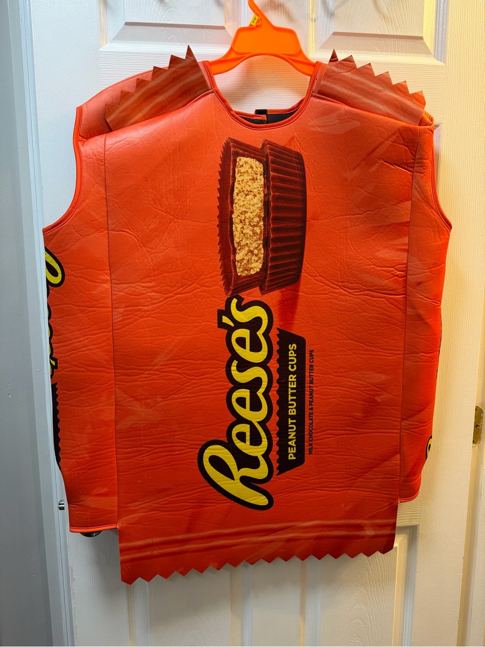 Adult Unisex Orange Candy Costume Top